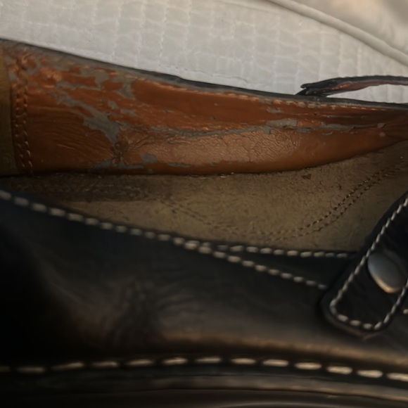 Naturalizer black leather Mary Janes nice outer condition please see photos 9M - Picture 9 of 11